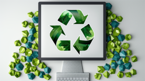 Kestävyys digitaalisena kuvana tietokoneen ruudull