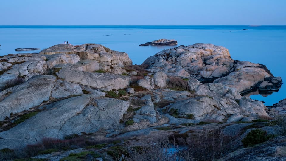 Kallioranta näkymä merelle