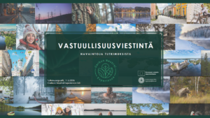 Vastuullisuusviestintä. Tutkimusraportin kansikuva.