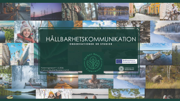 Forskningsrapport om hållbarhetskommunikation publicerad